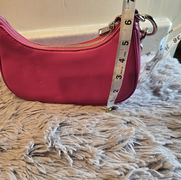 Pull & Bear Pink Bag with Chain Strap - Picture 12 of 14